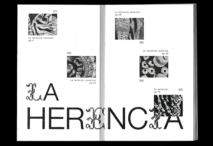 Page of the book 'La herencia'