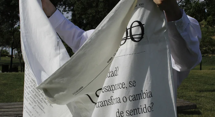 Printed sheet 'Lo privado'